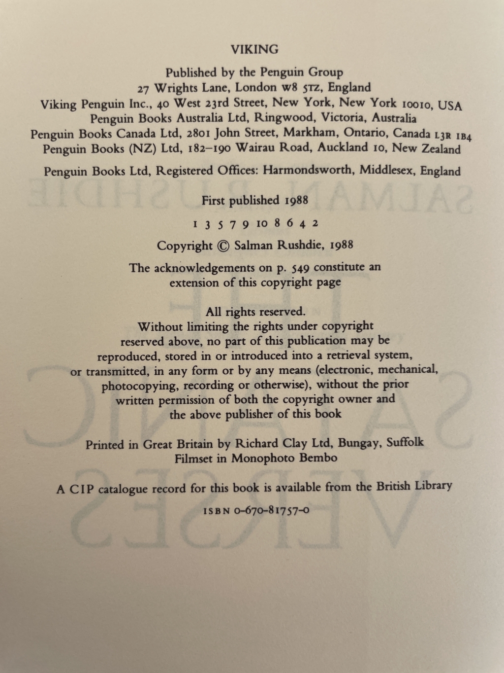 salman rushdie the satanic versus first ed2