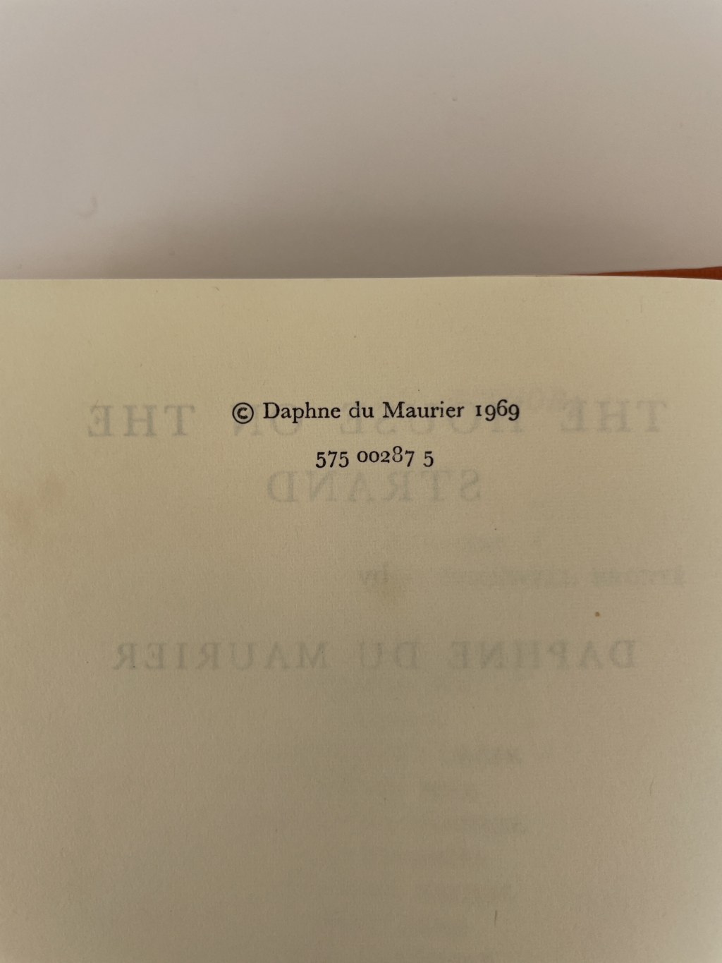 daphne du maurier the house on the strand first edi3