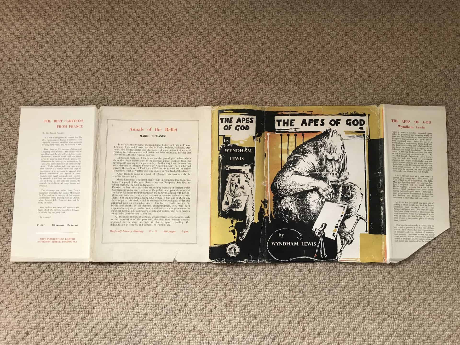 lewis wyndham the apes of god signed limited edition5