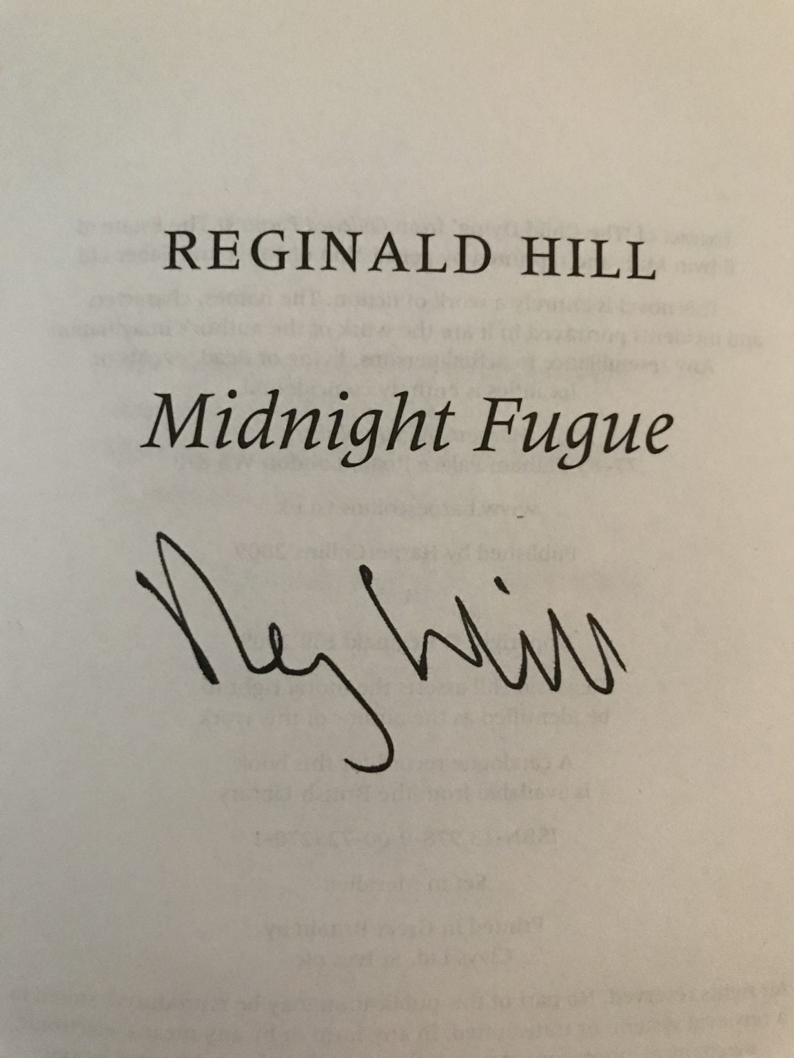 reginald hill signed collection5