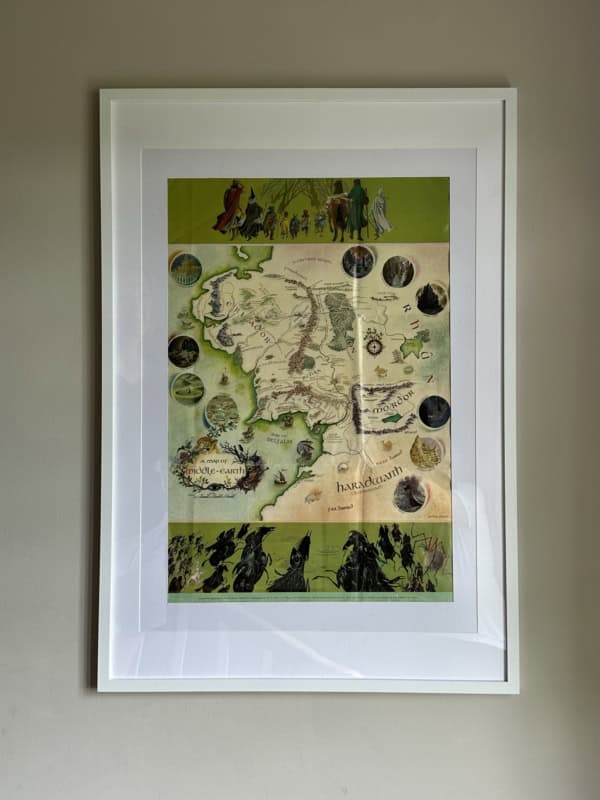 J R R Tolkien Map Of Middle Earth Pauline Baynes5