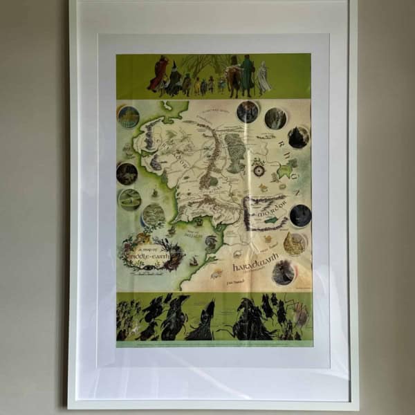 J R R Tolkien Map Of Middle Earth Pauline Baynes5