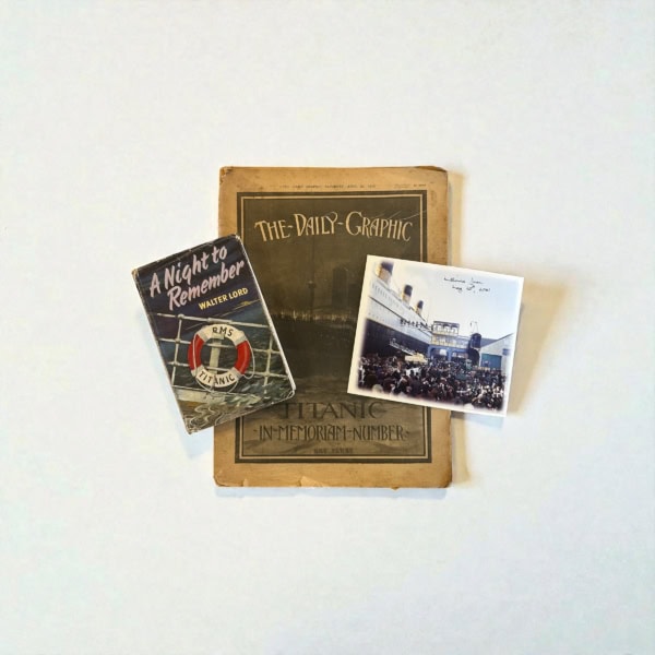 Walter lord - A Night To Remember - Millvina Dean - Signed