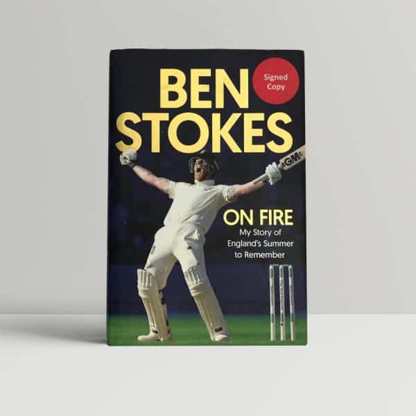 ben stokes on fire signed first ed1