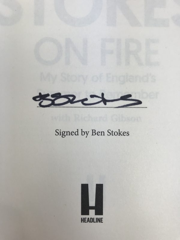 ben stokes on fire signed first ed2