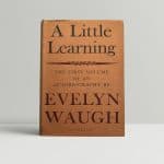 evelyn waugh a little learning first edition1 1