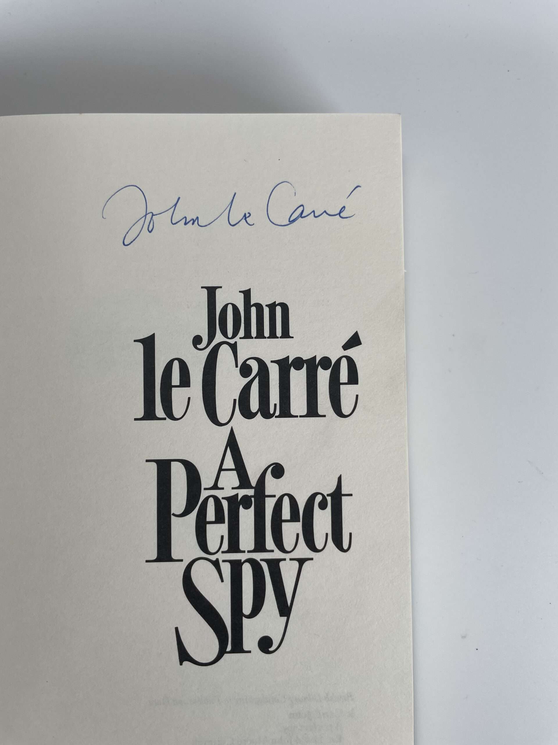 john le carre a perfect spy signed first2