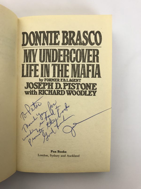 jospeh pistone donnie brasco signed paperback2