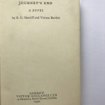 rc sherriff and vernon bartlett journeys end first edition3
