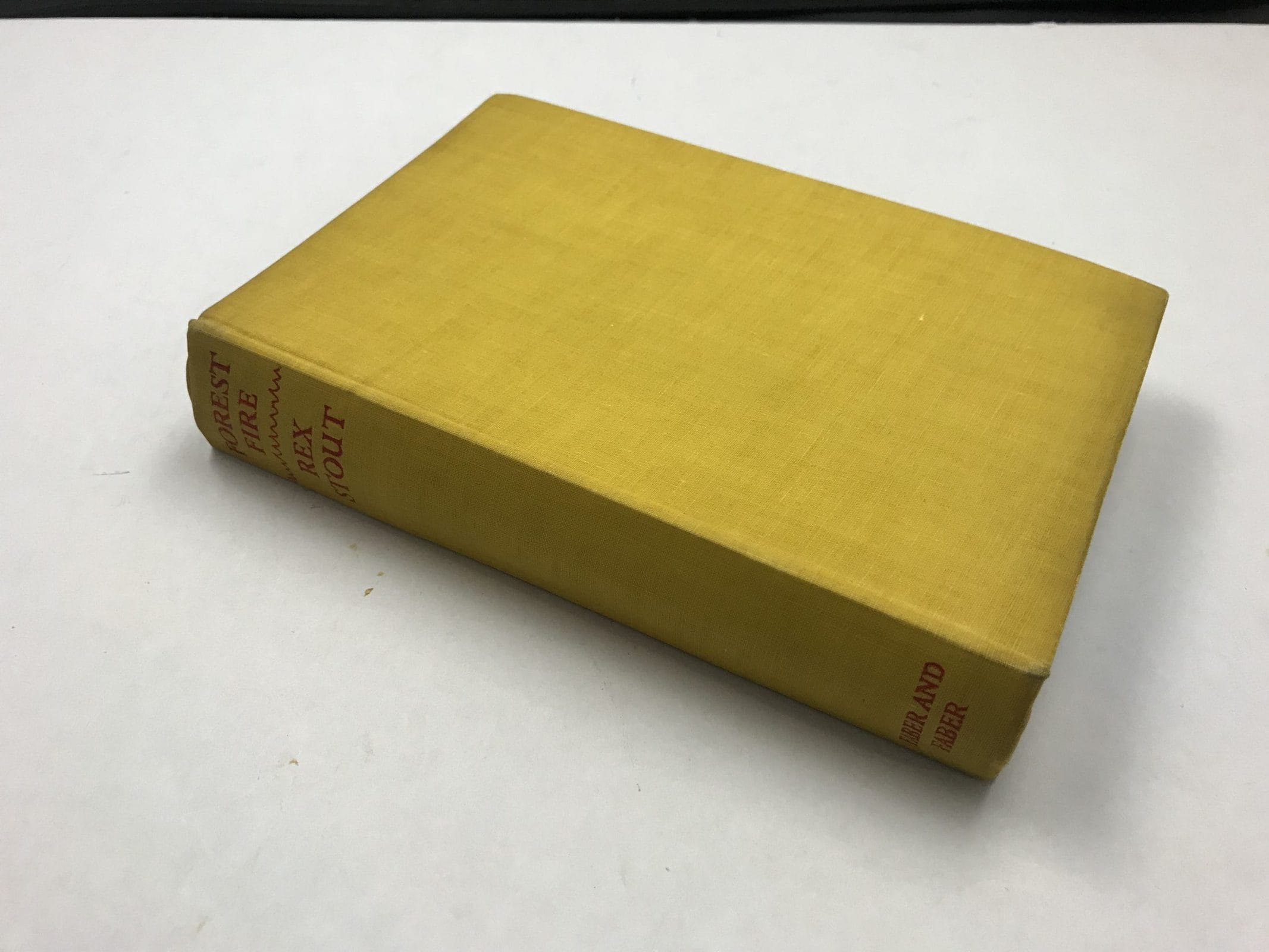 Rex Stout - Forest Fire - First Edition 1934 - in the rare dust wrapper