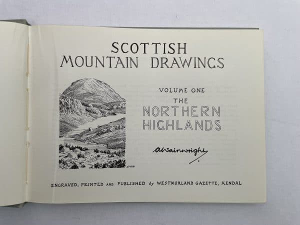 alfred wainwright scottish mountian drawings 2