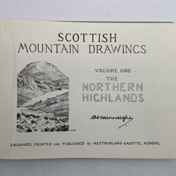 alfred wainwright scottish mountian drawings 2