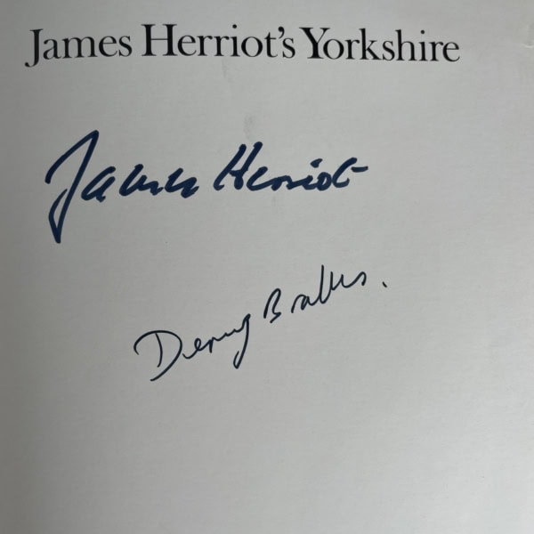 james herriots yorkshire double signed 2