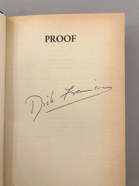 dick francis proof signed first edition2