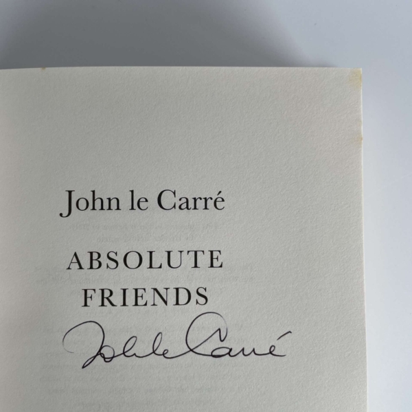 john le carre absolute friends signed first ed2