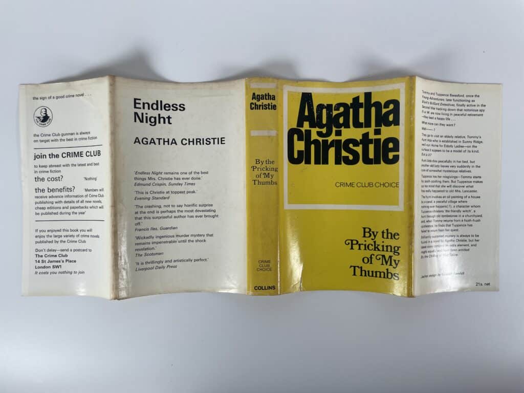 agatha christie by the pricking first edi4