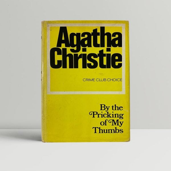 agatha christie by the pricking of my thumbs first ed1