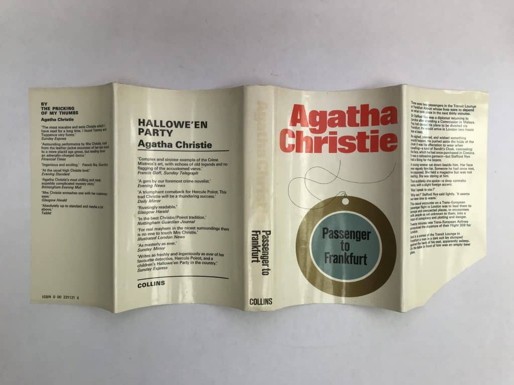 agatha christie passenger to frankfurt 1st4