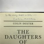 colin dexter the daughters of cain signed first edition2