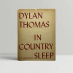 dylan thomas in country sleep first ed1