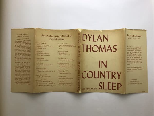 dylan thomas in country sleep first ed4