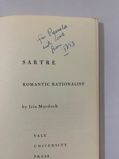 iris murdoch sartre signed us first edition2