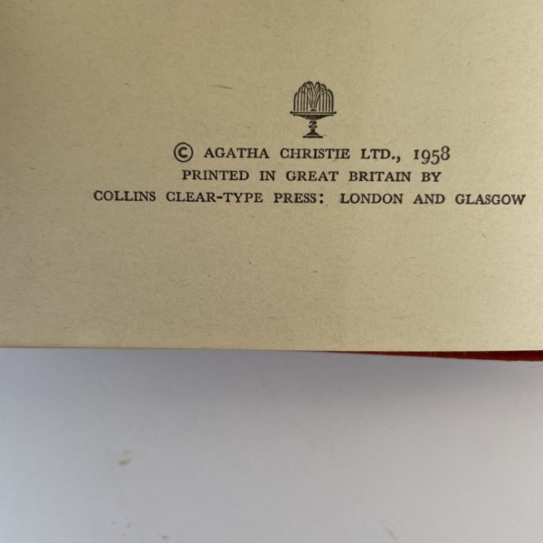 agatha christie ordeal by innocence 1st edition 185 2