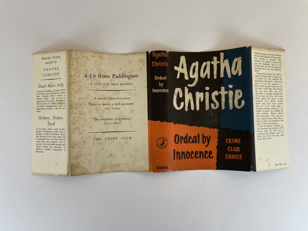 agatha christie ordeal by innocence 1st edition 185 4