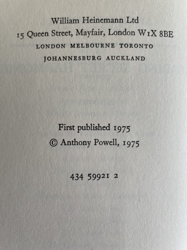 anthony powell hearing secret harmonies first edition2