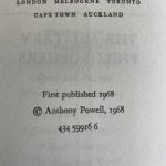 anthony powell the military philosophers first edition2