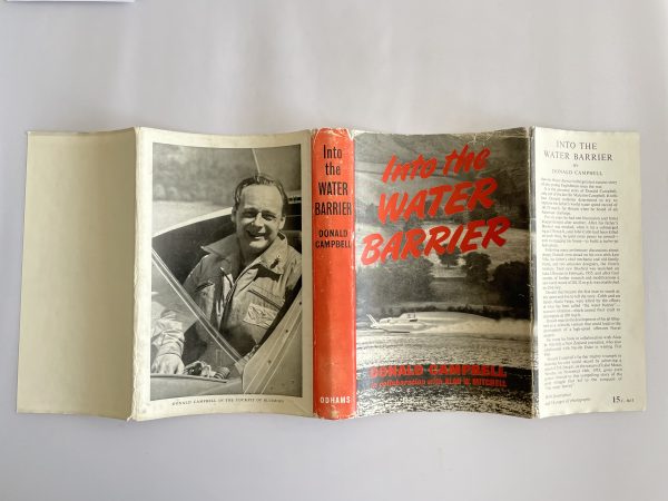 donald campbell into the water barrier signed first edition5