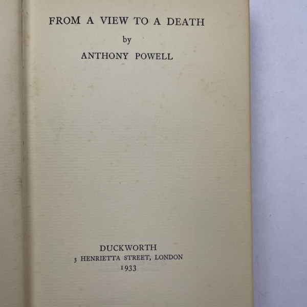 anthony powell 3 signed first editions5