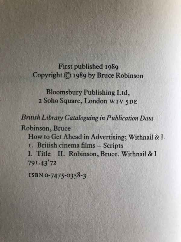 bruce robinson withnail and i first ed2
