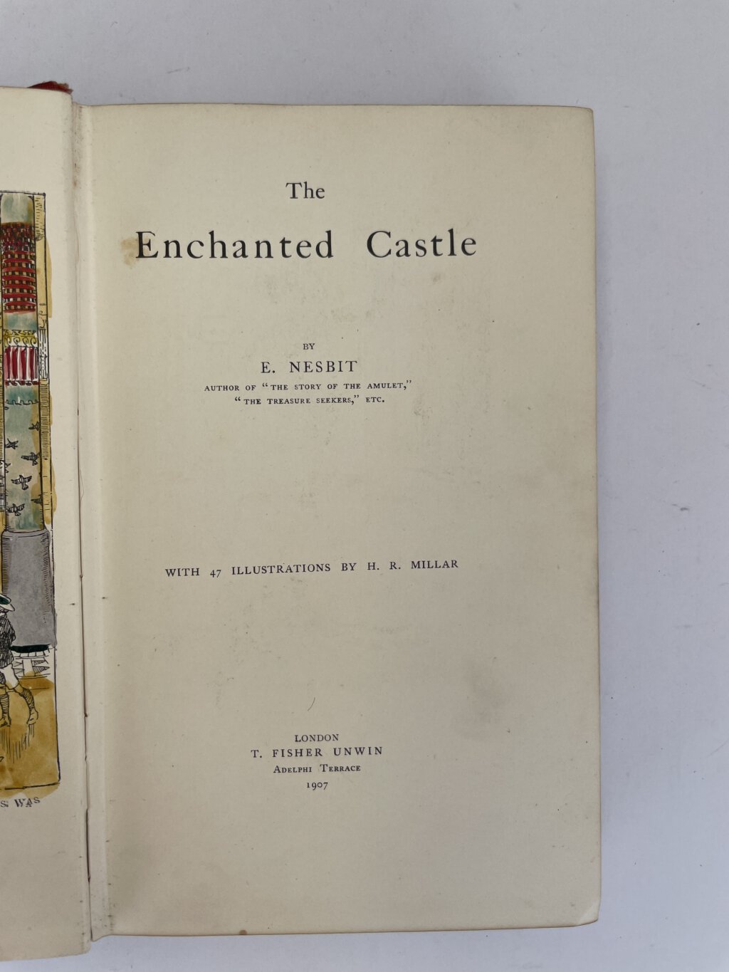 e nesbit the enchangted castle first ed2