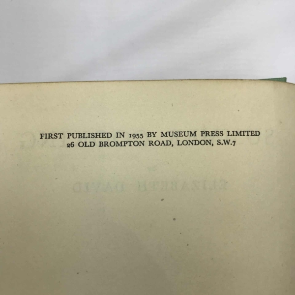 elizabeth david summer cooking first edition2