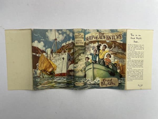 enid blyton the ship of adventure first ed4