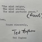 ted hughes signed letter2