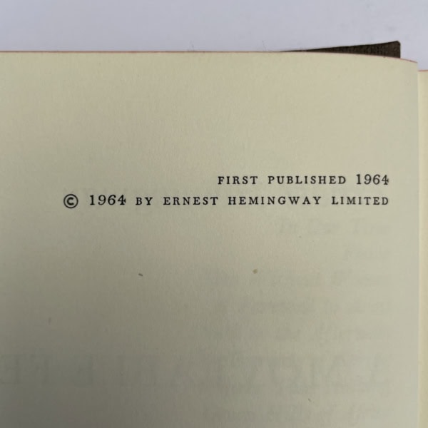 ernest hemingway a moveable feast first2