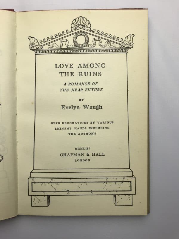 evelyn waugh love among the ruins first edition2