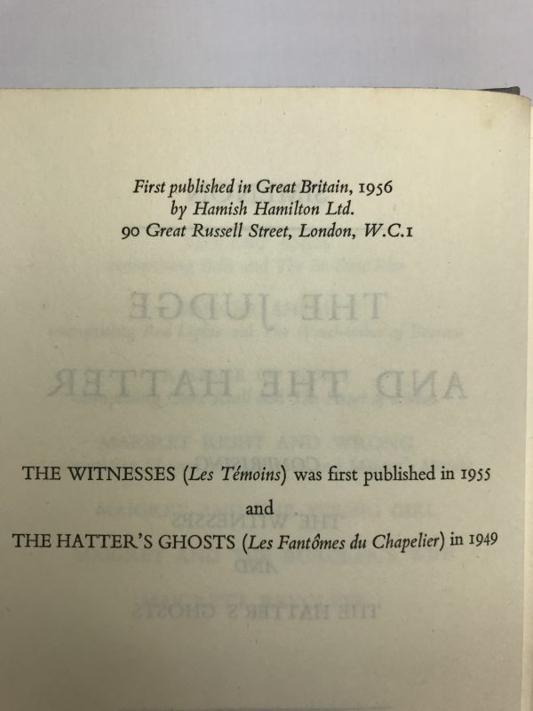 georges simenon the judge and the hatter first edition2