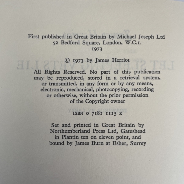 james herriot let sleeping vets lie firsted2