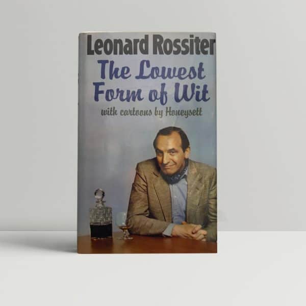 leonard rossiter the lowest form of wit signed 1st ed1