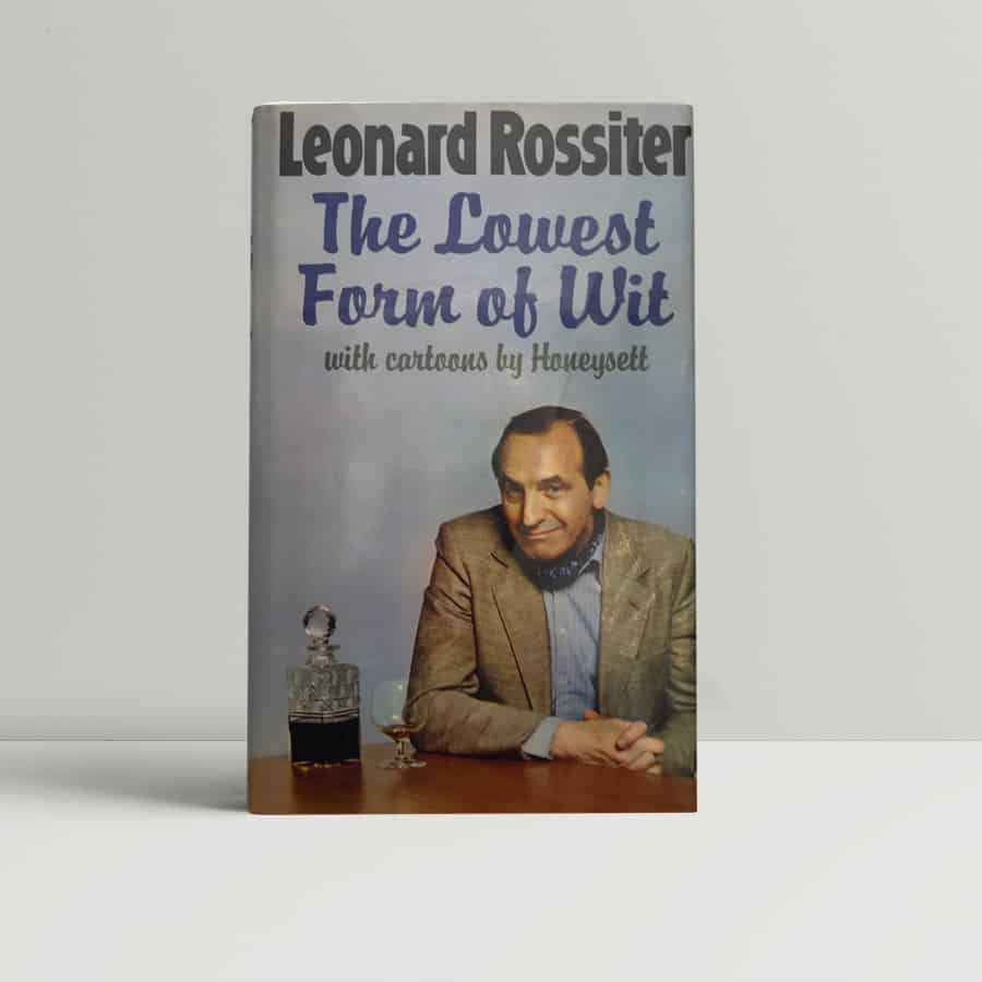 leonard rossiter the lowest form of wit signed 1st ed1