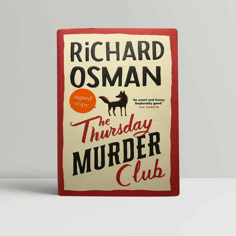 Richard Osman - The Thursday Murder Club - First UK Edition 2020 - SIGNED