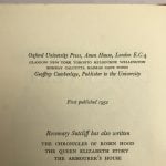 rosemary sutcliff bother dusty feet first edition2