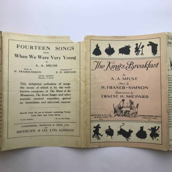 aa milne the kings breakfast signed first edition5