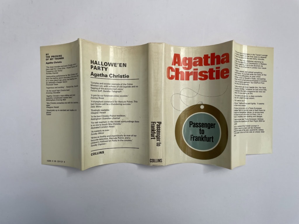 agatha christie passenger to frankfurt first 85 4