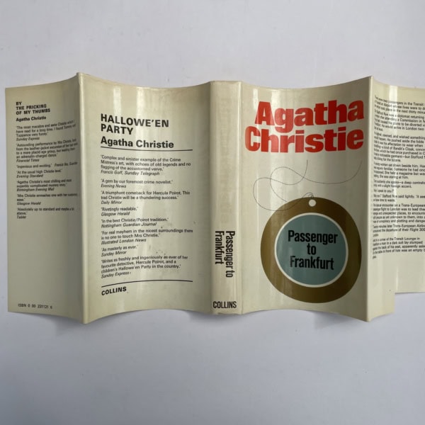 agatha christie passenger to frankfurt first 85 4