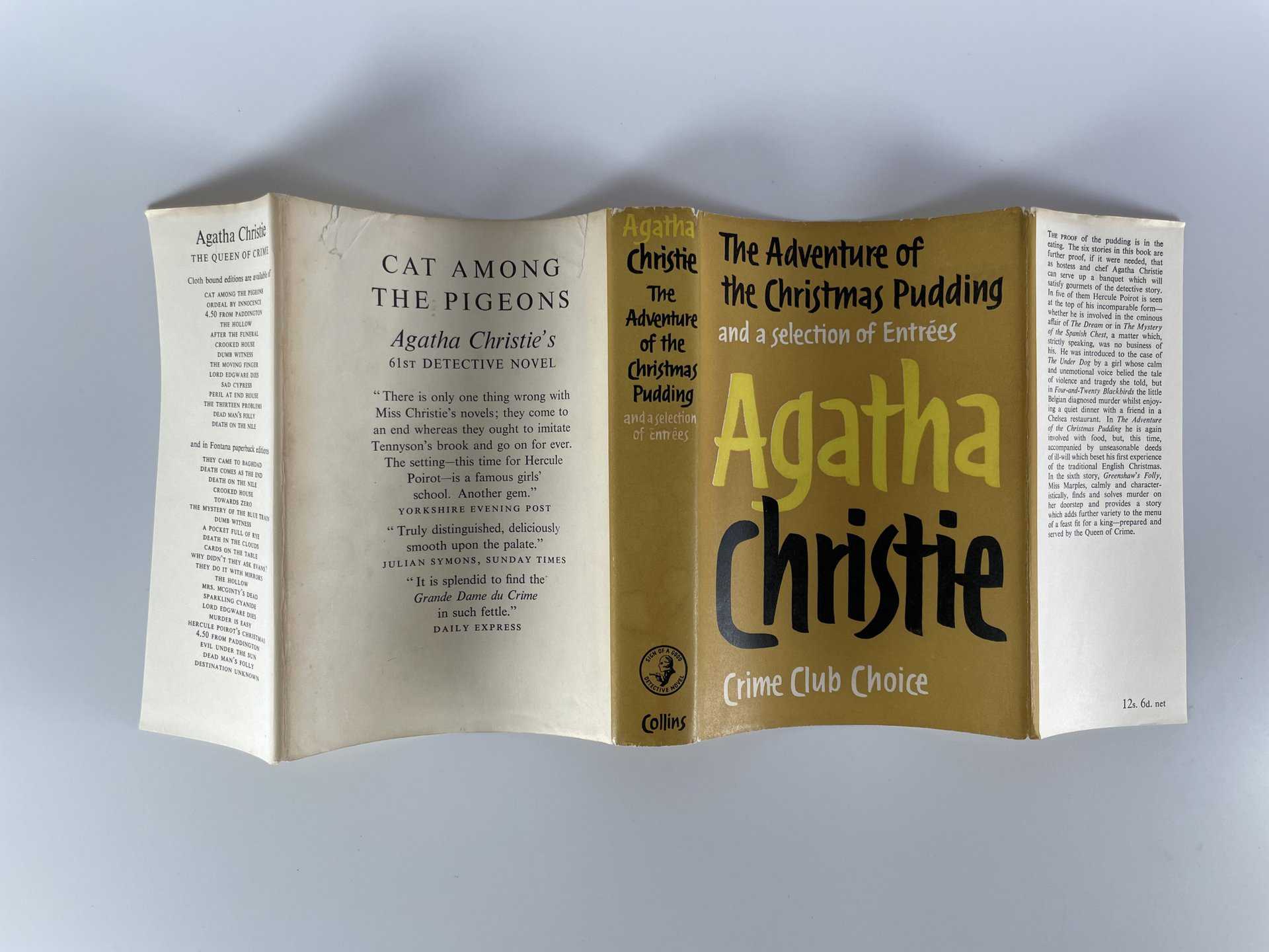 agatha christie the adventure of the christmas pudding first4