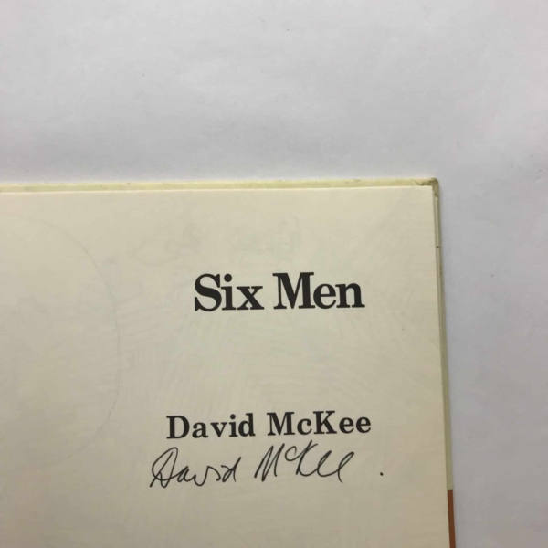 david mckee six men signed first edition3